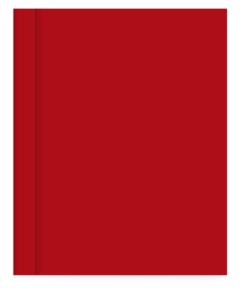 Cuaderno Tapa Dura Rayado Rojo Liso