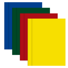 4 Cuadernos Tapa Dura Lisa Rayados