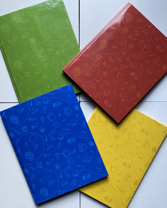 Imagen de 4 Cuadernos Tapa Dura Rayados Cromitos