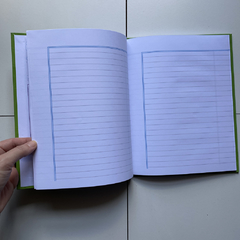 Cuaderno Tapa Dura Rayado Amarillo Cromitos - tienda online
