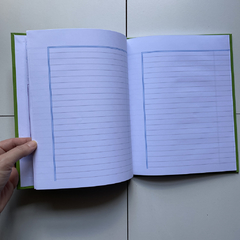 Cuaderno Tapa Dura Rayado Rojo Cromitos - tienda online