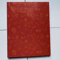 4 Cuadernos Tapa Dura Rayados Cromitos - tienda online