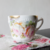 MAGNOLIA Set de taza de té - Blanco Obscuro