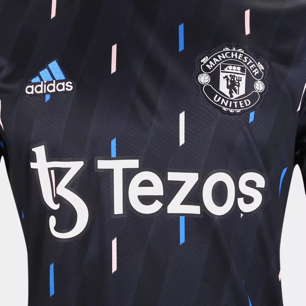 Camisa de Pré Jogo do Manchester United 22/23 s/n° Torcedor Adidas Masculina