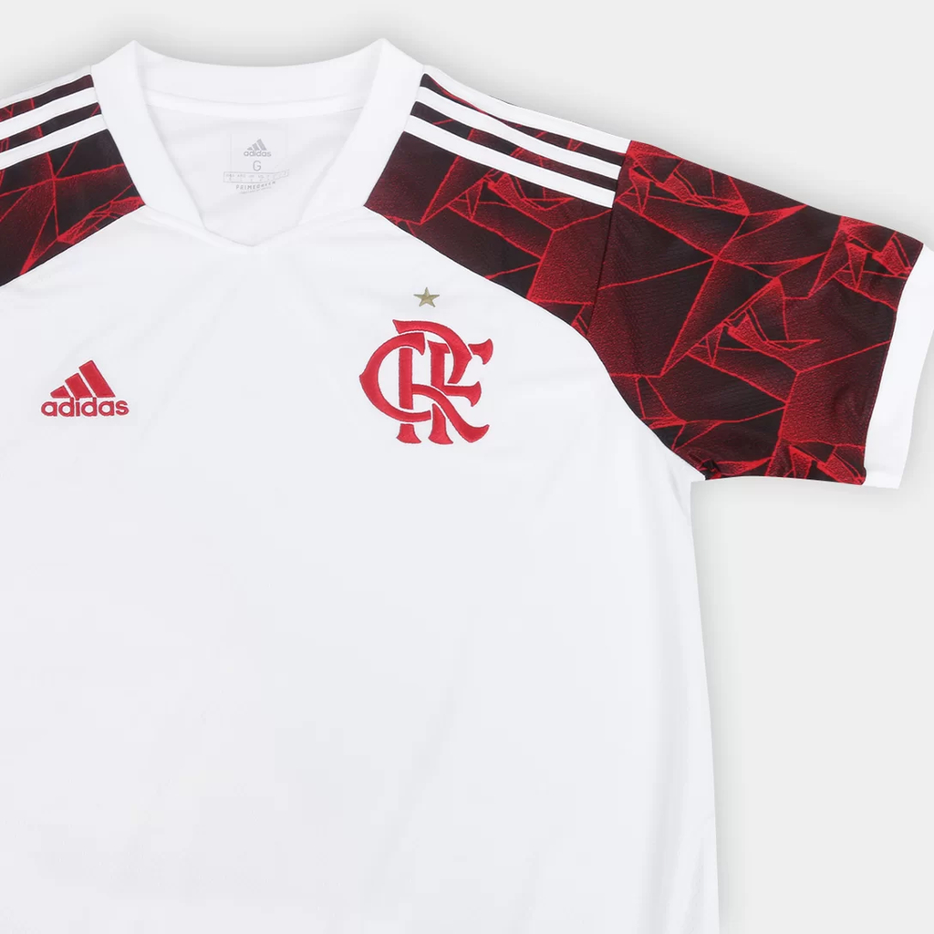 Camisa Flamengo I 22/23 s/n° Torcedor Adidas Masculina - Vermelho+