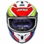 CAPACETE AXXIS DRAKEN TRACE BRANCO AZUL VERMELHO - comprar online