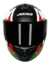 CAPACETE AXXIS DRAKEN VECTOR FOSCO PRETO BRANCO VERMELHO VERDE - loja online