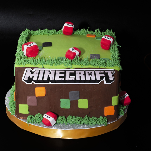 Combo Cumpleaños Globos Minecraft Bloque Temática Decoración