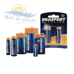 PILHA ALCALINA BATERIA 12V CARTELA C/1 BRASFORT - comprar online