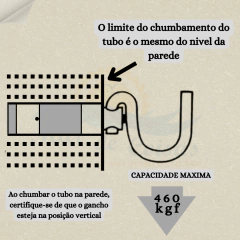 Gancho Armador de Rede Tipo Batom Cromatizado Metalvi Par - comprar online