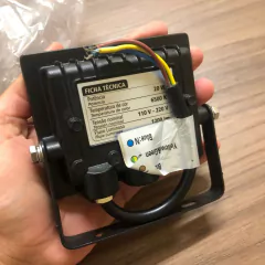 Refletor de LED 20W 6500K Luz Branca Bivolt Proteção IP65 Driver Embutido Foxlux na internet