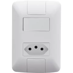 INTERRUPTOR + TOMADA 10A ARIA TRAMONTINA