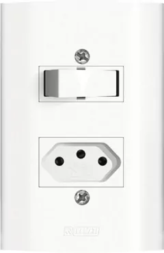 Interruptor + Tomada Dunas