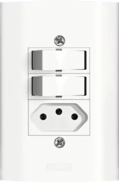 2 Interruptor + Tomada Dunas