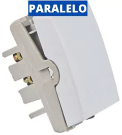 Modulo Interruptor Paralelo 10A Branco Canoa 4x2