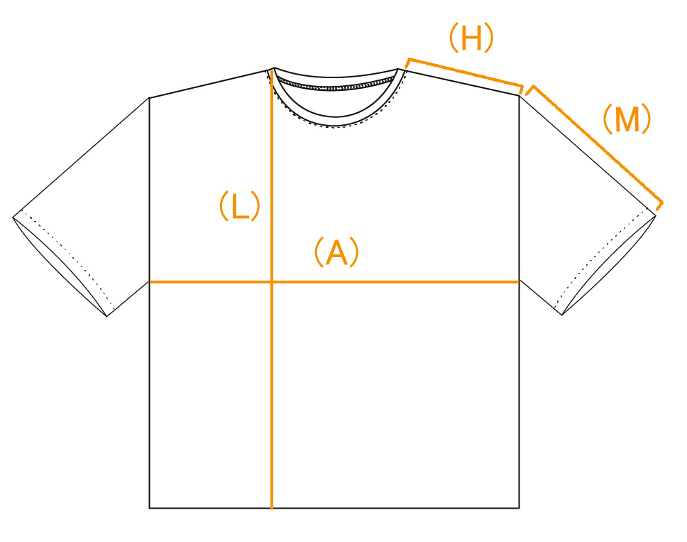 geometral medidas remera ginza benkyo