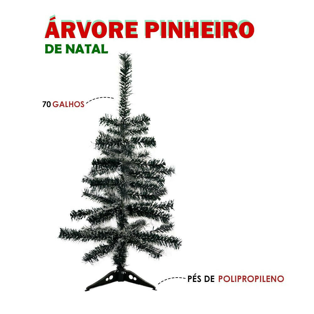 Arvore De Natal 1,80m 611 Galhos