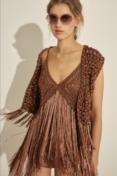 Crochet Fringes Vest