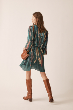 Iruya Wrap Short Dress on internet