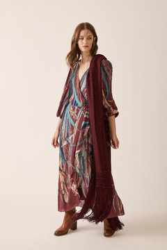 Iruya Wrap Long Dress