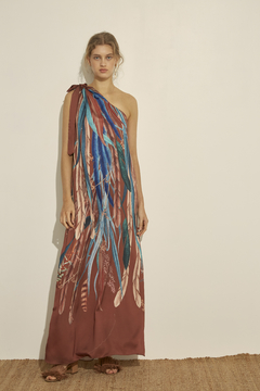 Iruya One Shoulder Long Dress
