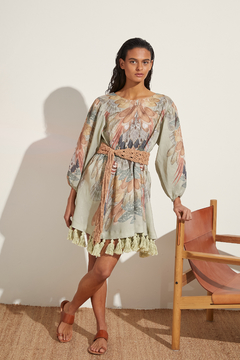 Uquia Tasseled Mini Dress