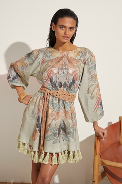 Uquia Tasseled Mini Dress - buy online