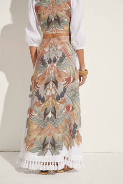 Uquia Wrap Tasseled Skirt - online store
