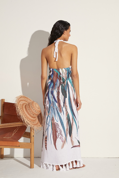 Iruya Tasseled Strapless Dress