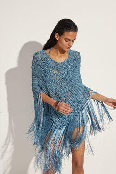 Crochet Long Triangle Poncho