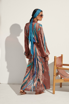 Iruya Wrap Long Dress - buy online