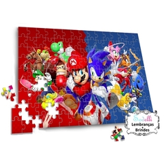 Quebra Cabeça Mario e Sonic 120, 80, 48