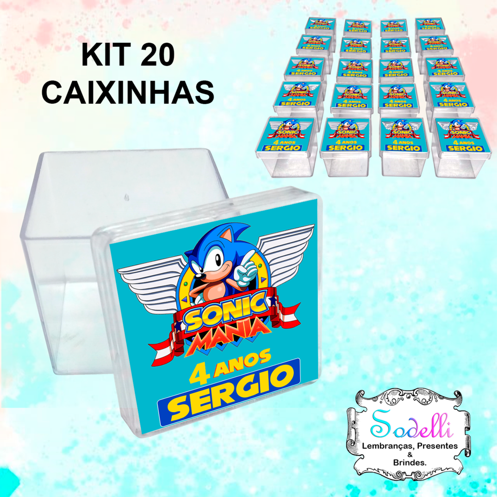 Quebra Cabeça Sonic 120, 80, 48