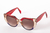 Óculos de sol Tulum Mel Pintura Azul e Vermelho - comprar online