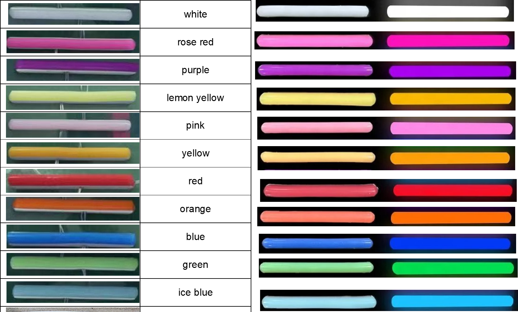 colores neon