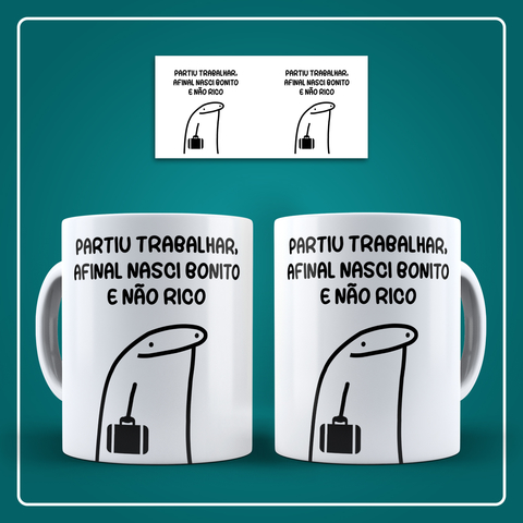 Caneca Flork Memes Engraçados - Ironia É Gostar Do Cheiro