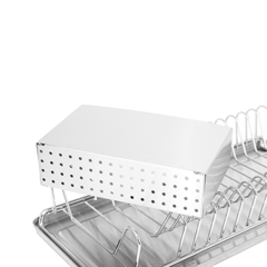 Escurridor Platos Acero Inoxidable 29x16 cm con Bandeja - Lima Home