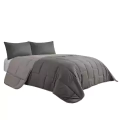 Imagen de Acolchado Edredon Brick 2 Plazas Reversible + 2 Fundas de Almohada