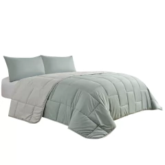 Acolchado Edredon Brick King Size Reversible + 2 Fundas de Almohada - comprar online