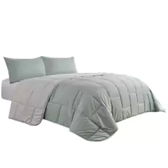 Acolchado Edredon Brick 2 Plazas Reversible + 2 Fundas de Almohada - comprar online