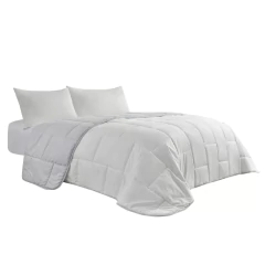 Acolchado Edredon Brick King Size Reversible + 2 Fundas de Almohada - Lima Home