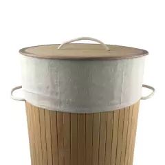 Cesto Canasto Organizador de Bambú Redondo - comprar online