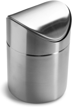 Tacho Cesto Basura Acero Inoxidable Ideal Mesada - comprar online