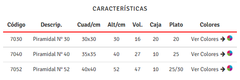 PIRAMIDAL TA PLASTIC - tienda online