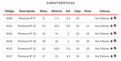 PREMIUM REDONDA TA PLASTIC - comprar online