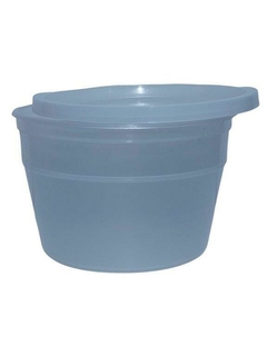 BOTE DE PLASTICO RIGIDO TRANSPARENTE MATE CON TAPA 1LT (1000ML)