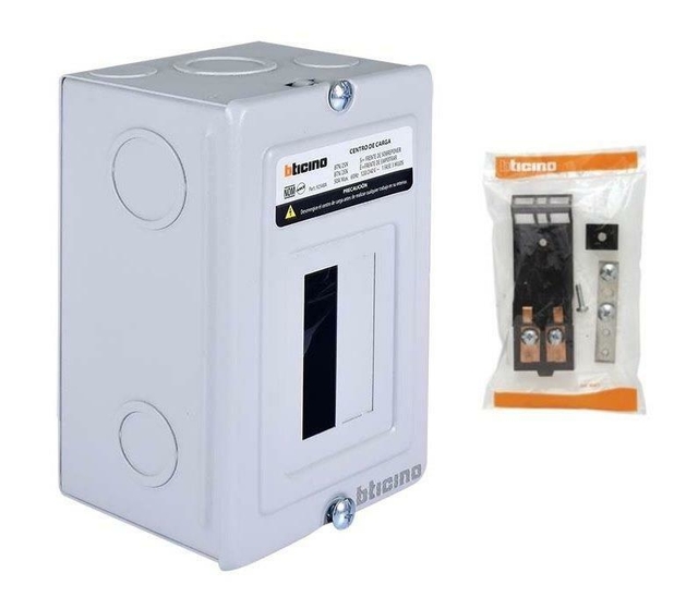 CENTRO DE CARGA 2 PASTILLAS 240/120V P/SOBREPONER BTICINO