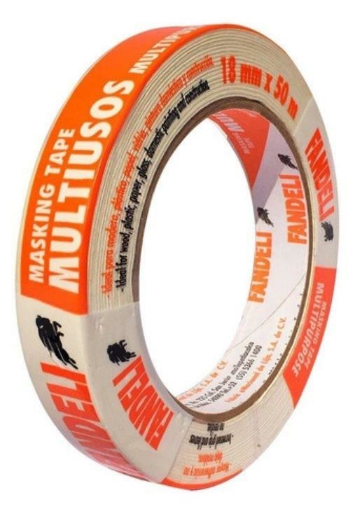 CINTA MASKING TAPE (DE PAPEL) 18mm x 50M (3/4") FANDELI