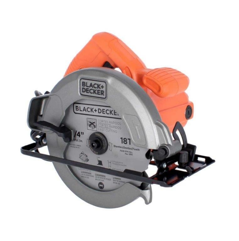 SIERRA CIRCULAR 7 1/4", 1400W, 5300RPM MOD.CS1004-B3 BLACK AND DECKER