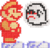 Cuado Mario Bros 3 Fantasma - Mario Bros